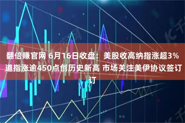 翻倍赚官网 6月16日收盘：美股收高纳指涨超3% 道指涨逾450点创历史新高 市场关注美伊协议签订